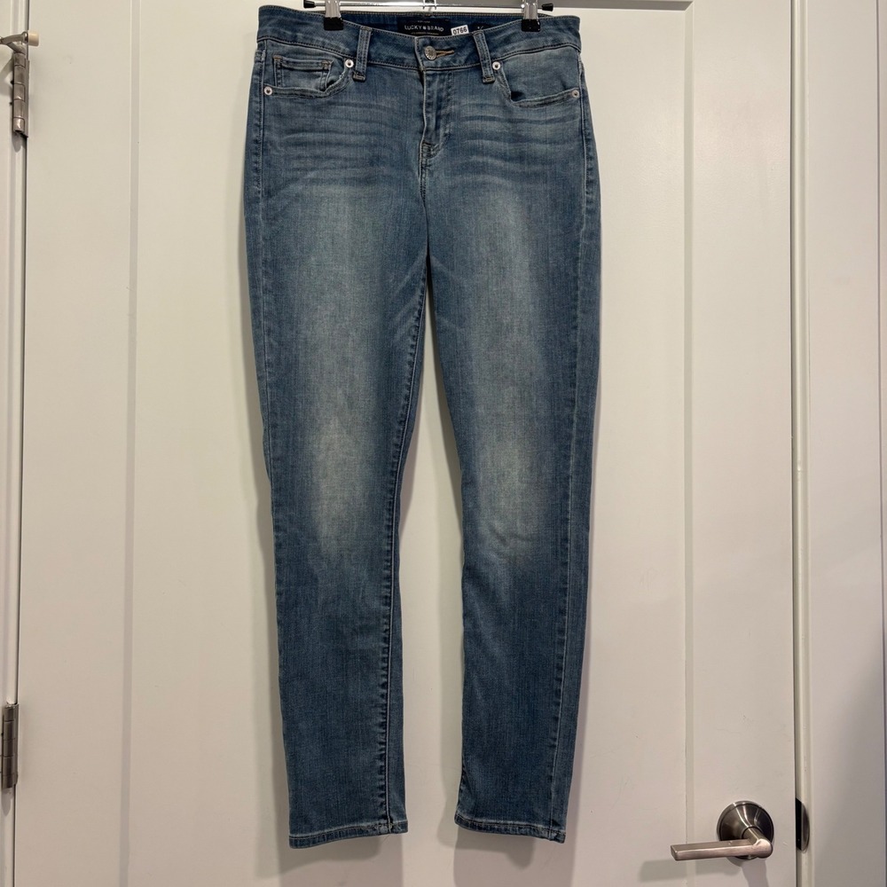 Lucky Brand Lolita Skinny Jeans Womens 6/28 Medium Wash Denim Blue Regular Fit